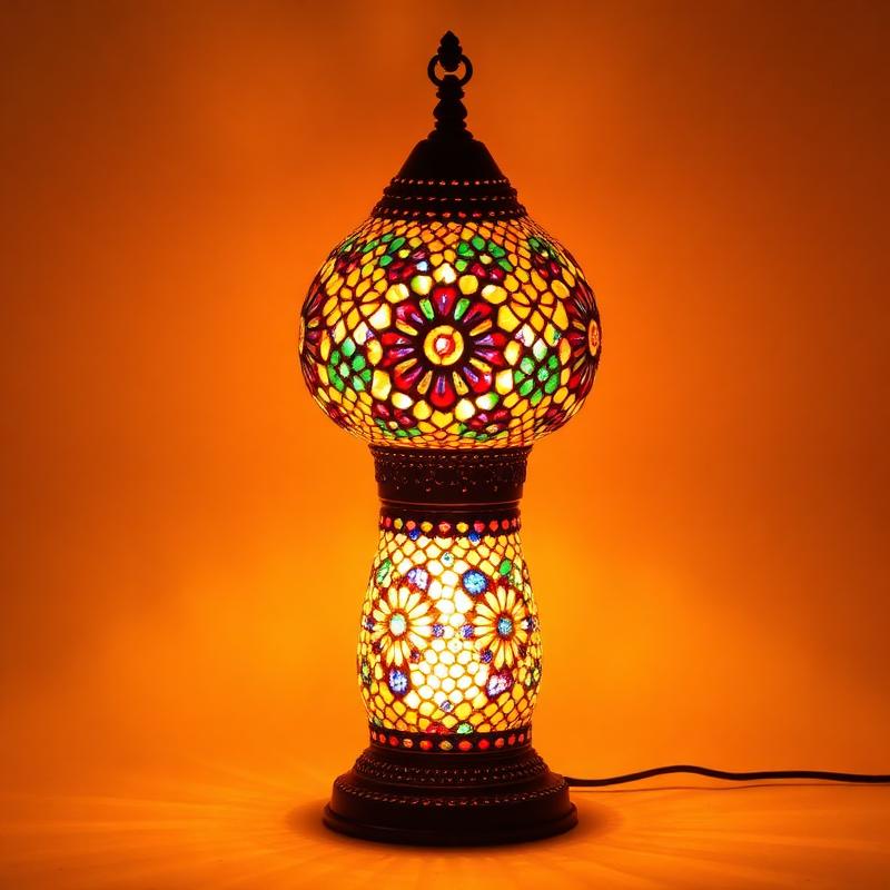 Luminária Mosaico Colorida